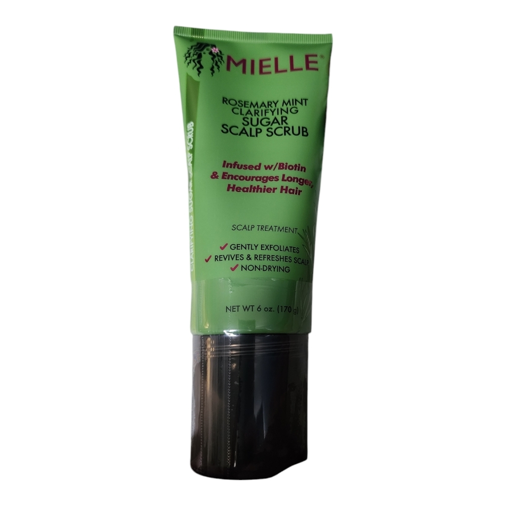 Mielle Organics Rosemary Mint Clarifying Sugar Scalp Scrub New Sealed Tube 6oz